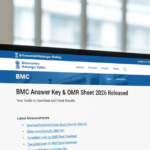 BMC Answer Key & OMR Sheet 2026