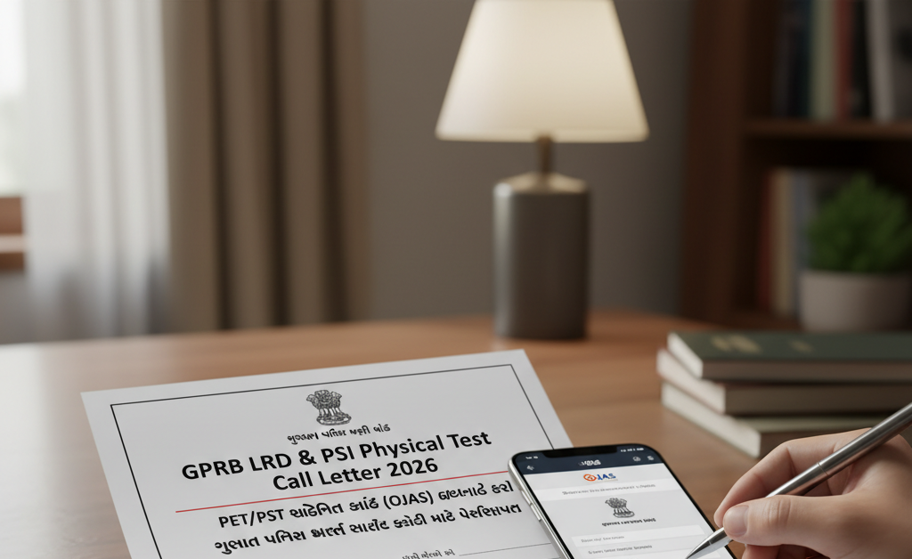 Gujarat Police LRD PSI Call Letter 2026