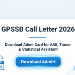 GPSSB Call Letter 2026