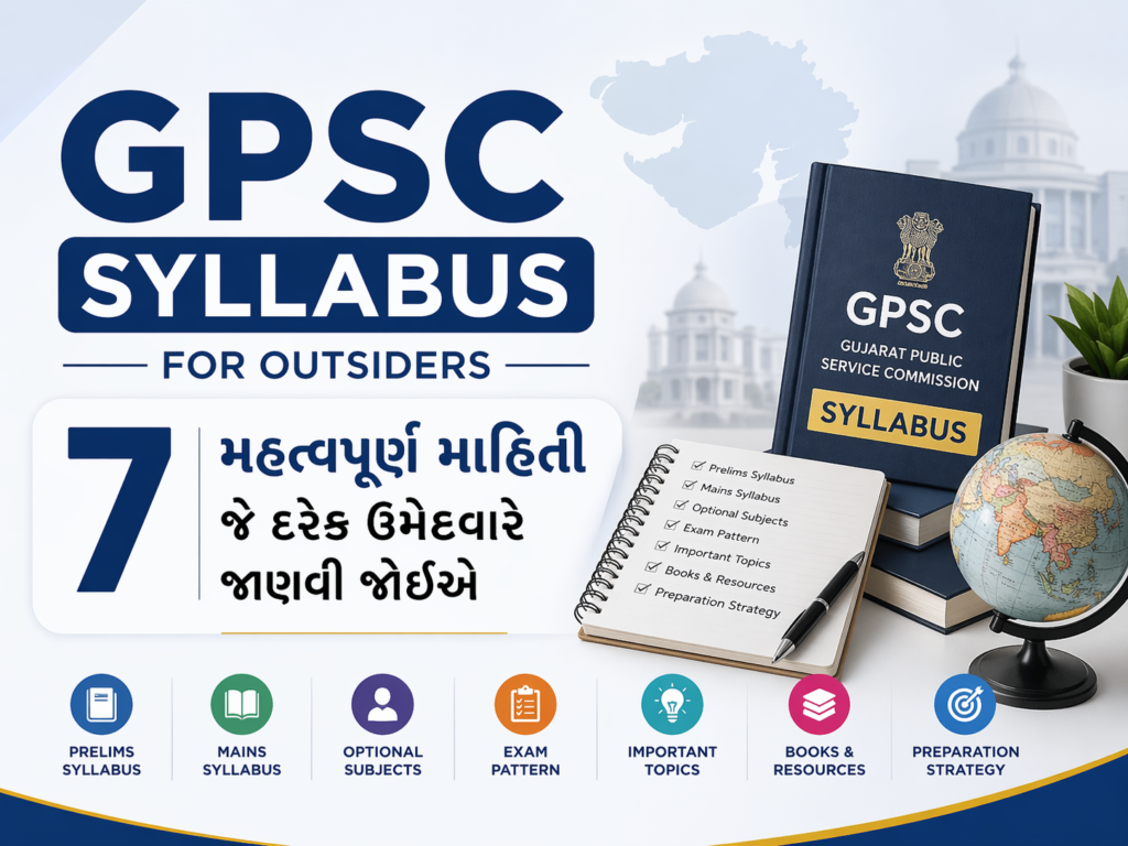 GPSC syllabus for outsiders