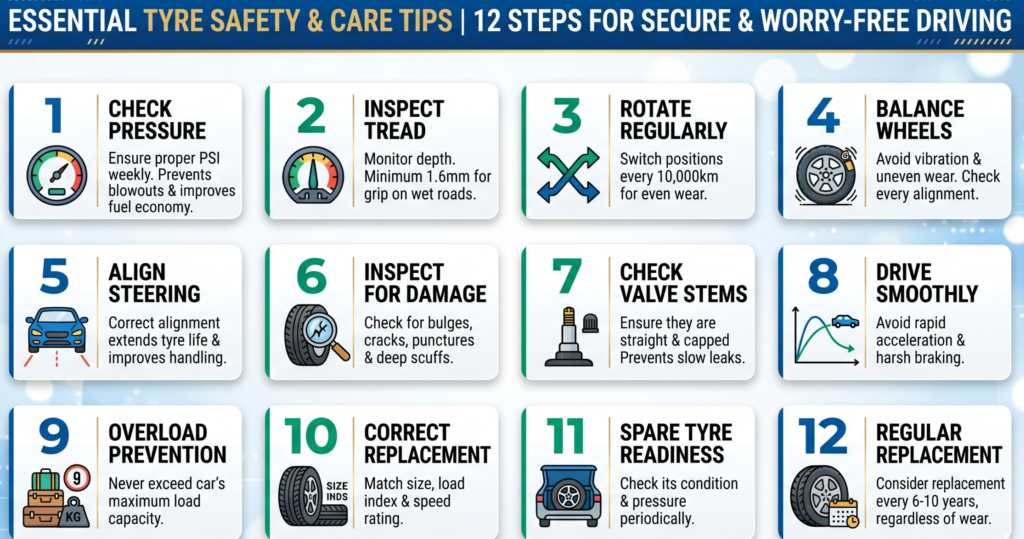 Summer Car Tyre Care Tips 2026