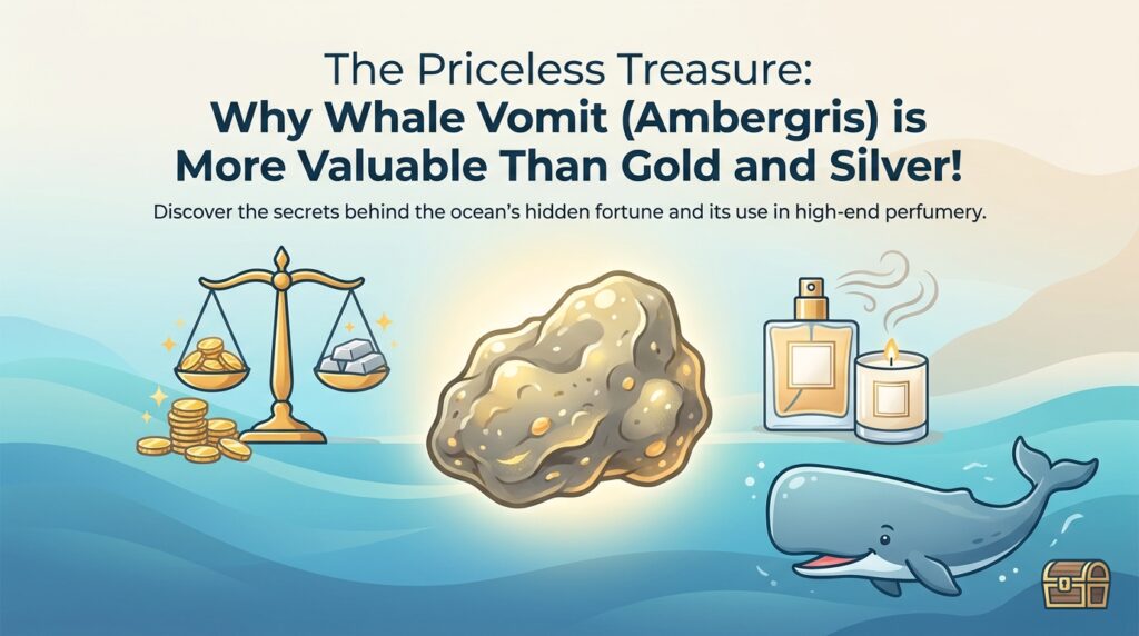 અમૂલ્ય ખજાનો: વ્હેલની ઉલટી (એમ્બરગ્રિસ) સોના-ચાંદી કરતાં પણ વધુ કિંમતી કેમ છે? જાણો તેની પાછળનું વિજ્ઞાન