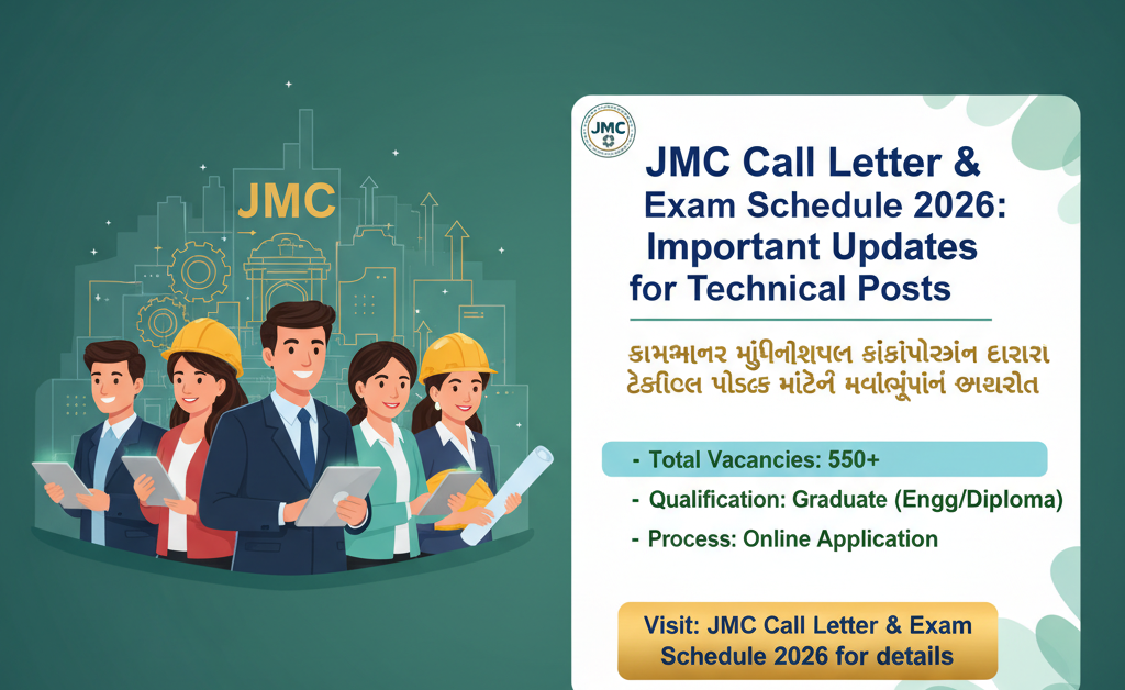 JMC Call Letter & Exam Schedule 2026